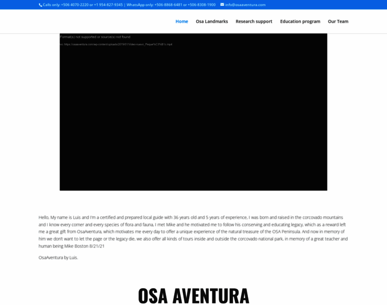 Osaaventura.com thumbnail