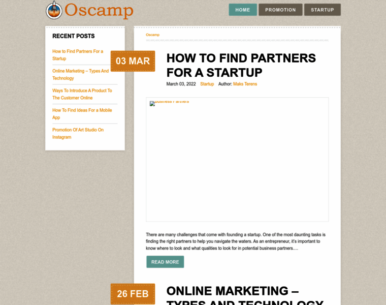 Oscamp.org thumbnail Oscamp.org thumbnail
