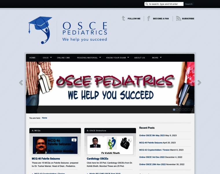 Oscepediatrics.com thumbnail