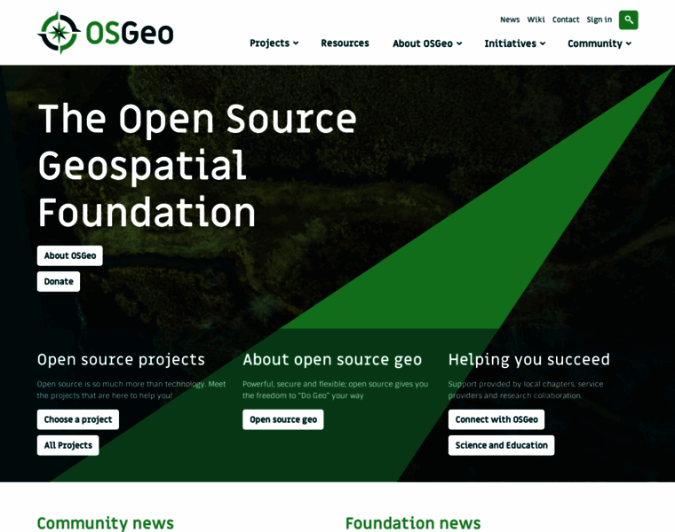 Osgeo.org thumbnail