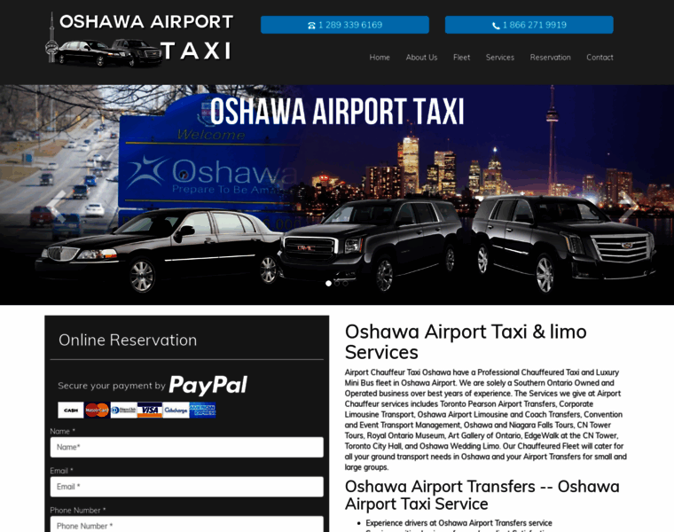 Oshawaairporttaxi.ca thumbnail