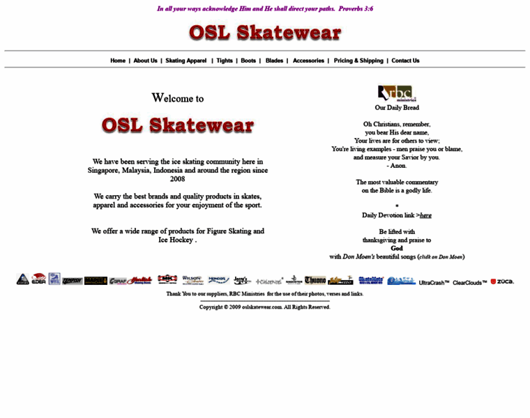 Oslskatewear.com thumbnail