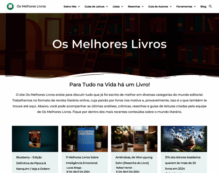 Osmelhoreslivros.com.br thumbnail