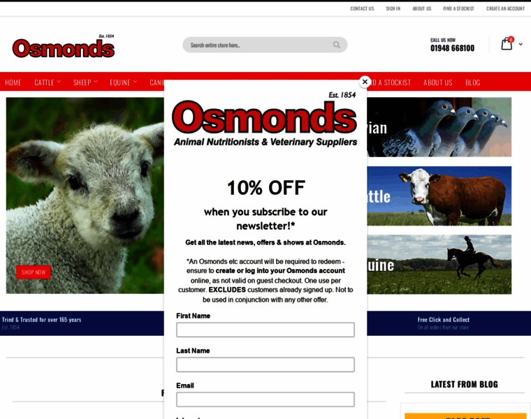 Osmonds.co.uk thumbnail