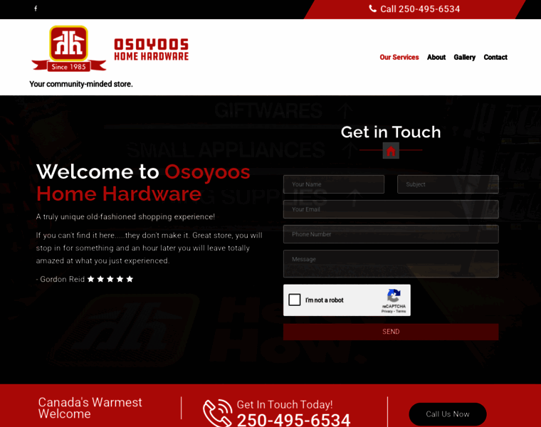 Osoyooshomehardware.ca thumbnail Osoyooshomehardware.ca thumbnail