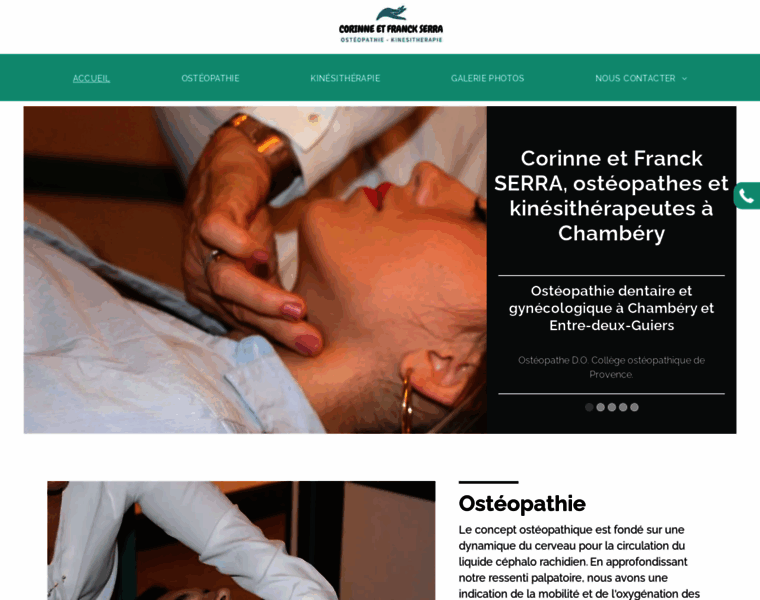 Osteopathe-chambery-serra.fr thumbnail