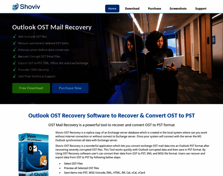 Ostmailrecovery.com thumbnail