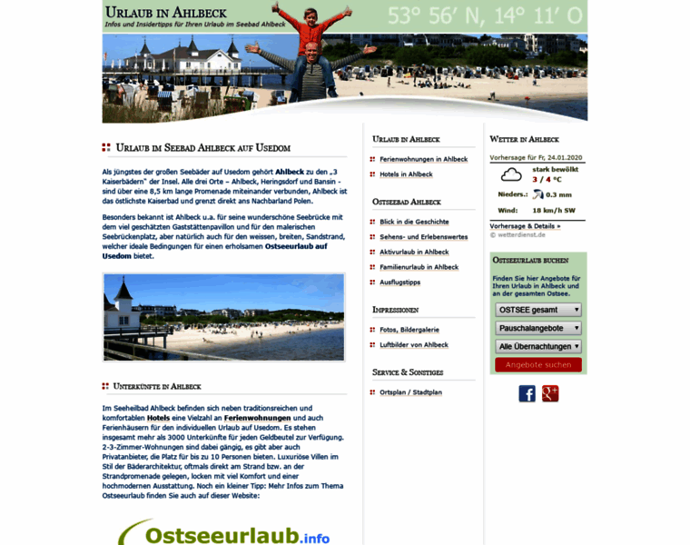 Ostsee-urlaub-ahlbeck.de thumbnail