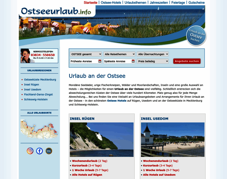 Ostseeurlaub.info thumbnail