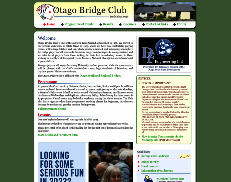 Otagobridgeclub.org.nz thumbnail