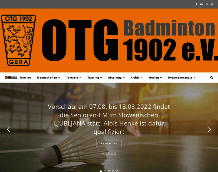 Otg-badminton.de thumbnail