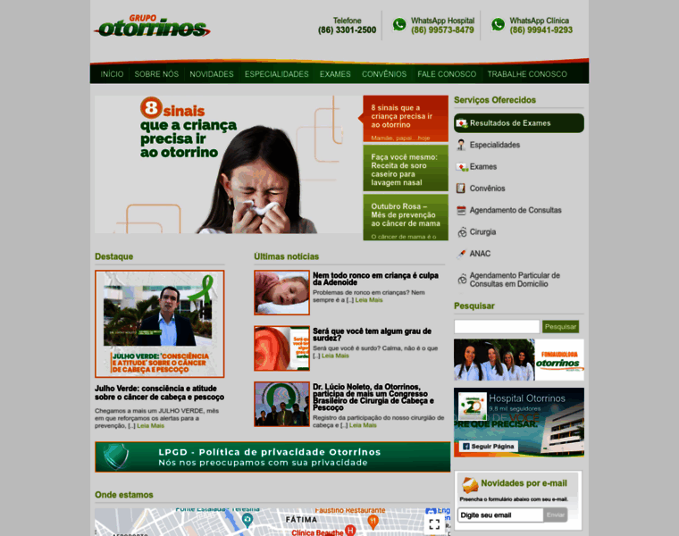 Otorrinoshospital.com.br thumbnail