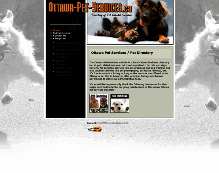 Ottawa-pet-services.ca thumbnail