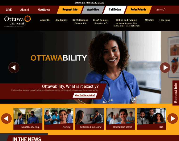 Ottawa.edu thumbnail