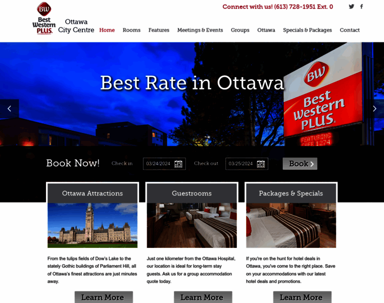 Ottawabestwestern.com thumbnail