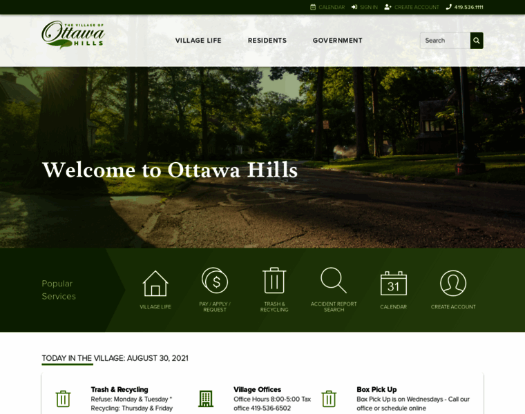 Ottawahills.org thumbnail