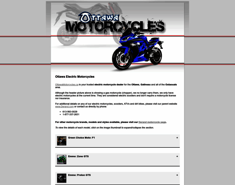 Ottawamotorcycles.ca thumbnail