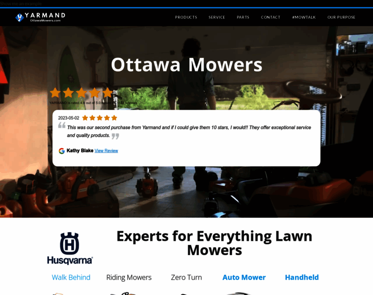 Ottawamowers.com thumbnail