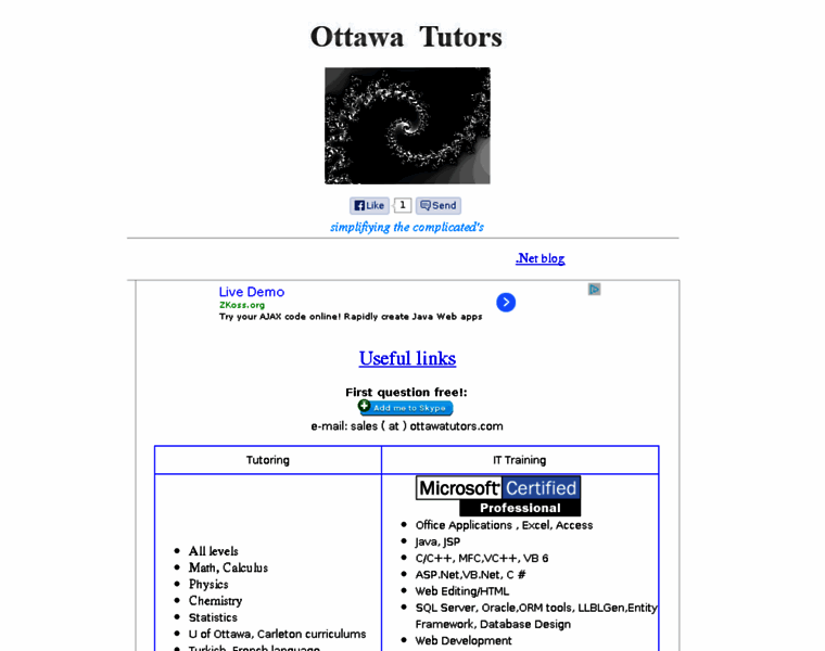 Ottawatutors.com thumbnail