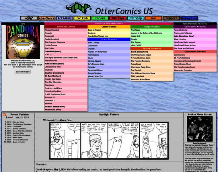 Ottercomics.us thumbnail