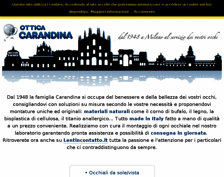Otticacarandina.com thumbnail