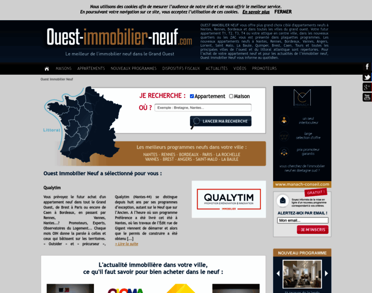Ouest-immobilier-neuf.com thumbnail