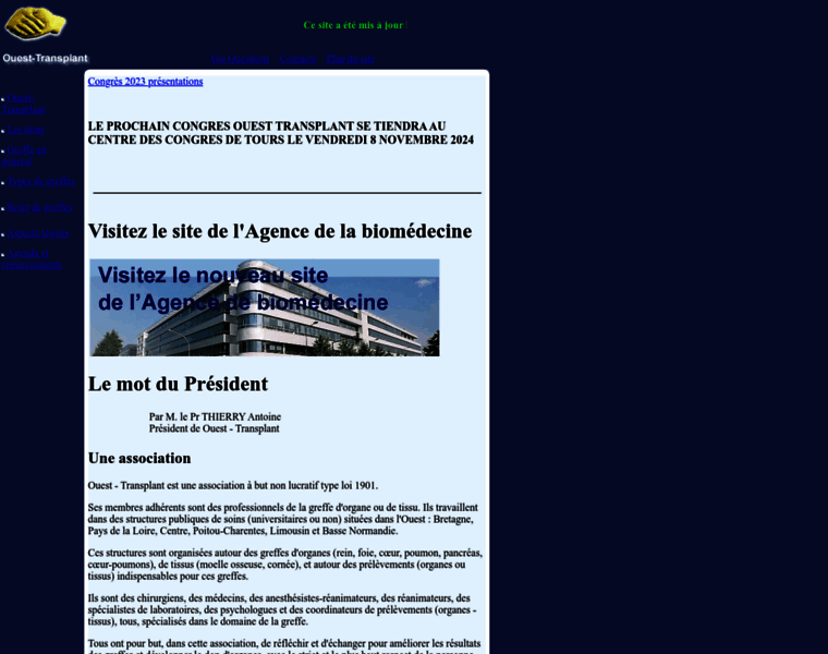 Ouest-transplant.org thumbnail