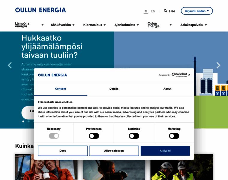 Oulunenergia.fi thumbnail