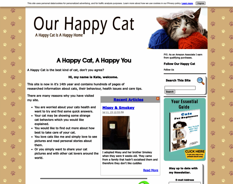 Our-happy-cat.com thumbnail