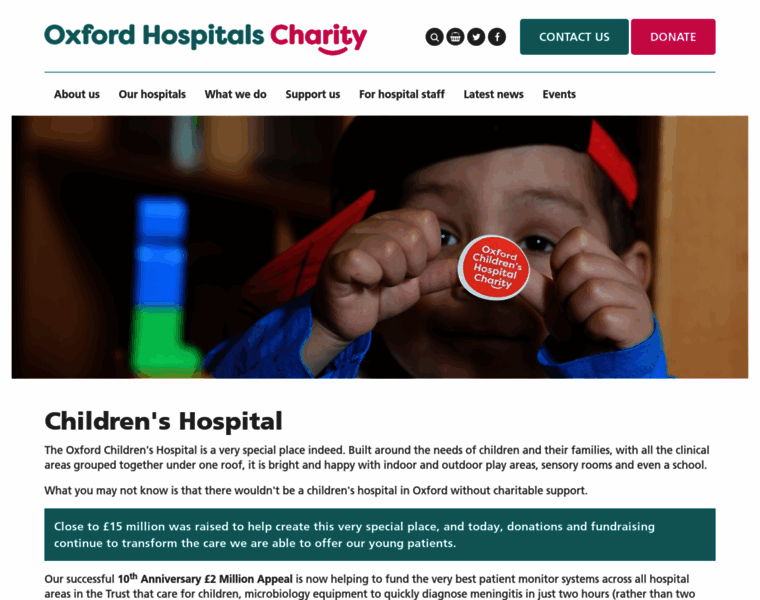 Ourchildrenshospital.co.uk thumbnail