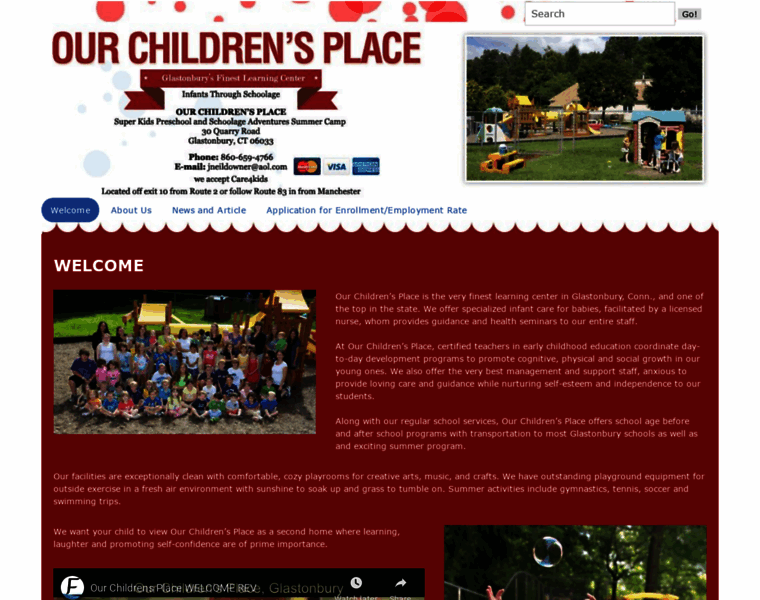 Ourchildrensplacechildcare.com thumbnail