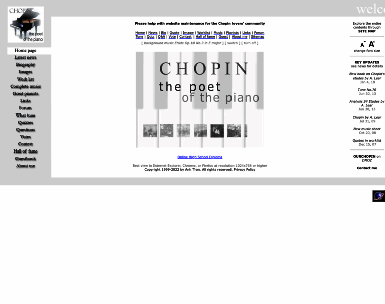 Ourchopin.com thumbnail