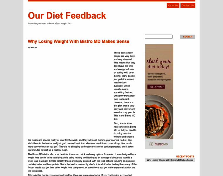 Ourdietfeedback.com thumbnail