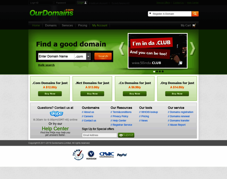 Ourdomains.com thumbnail