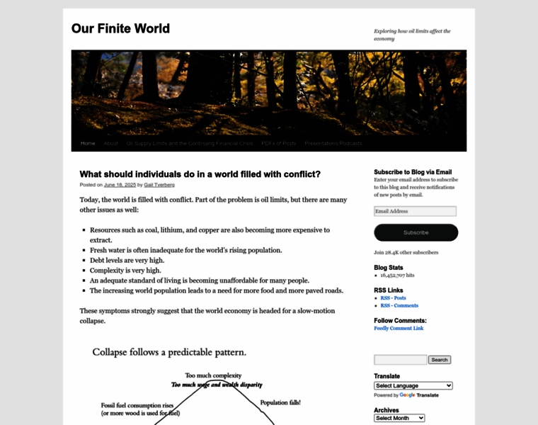 Ourfiniteworld.com thumbnail Ourfiniteworld.com thumbnail