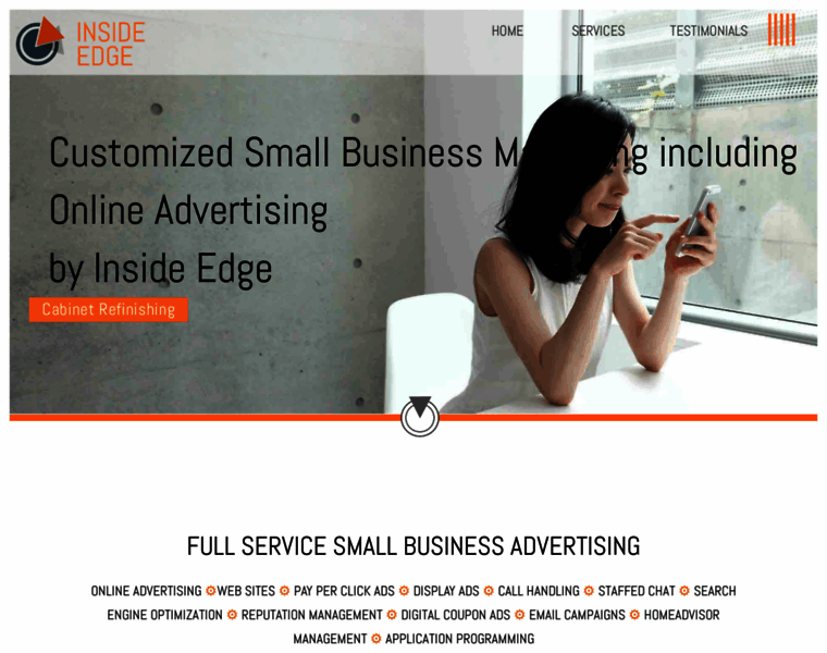 ourinsideedge.com at WI. Inside Edge Online Advertising | Service ...