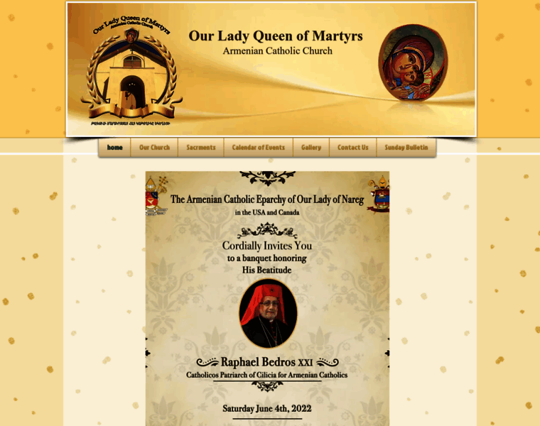 Ourladyqueenofmartyrsacc.com thumbnail