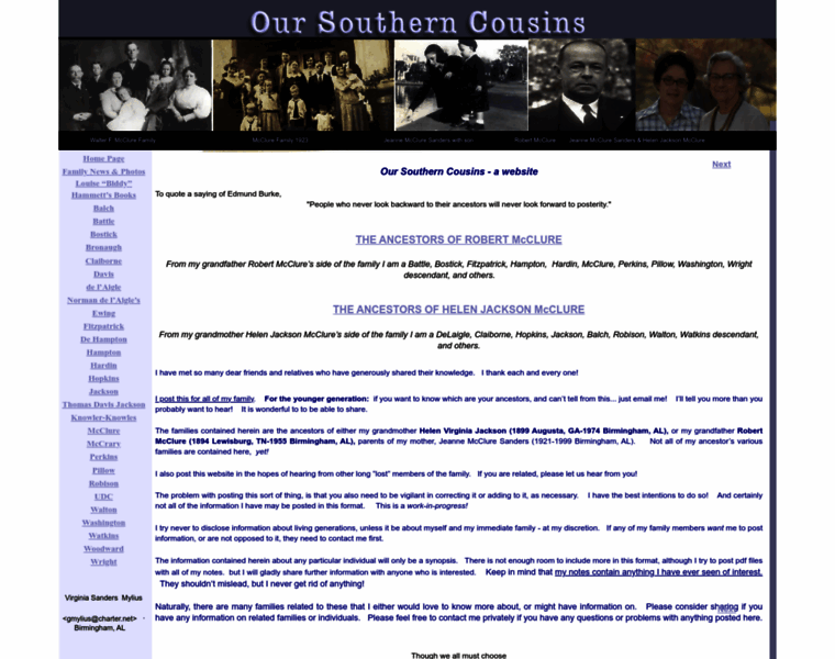 Oursoutherncousins.com thumbnail