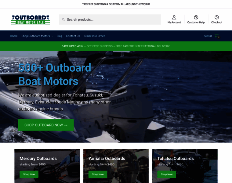 Outboardboatmotorsale.com thumbnail