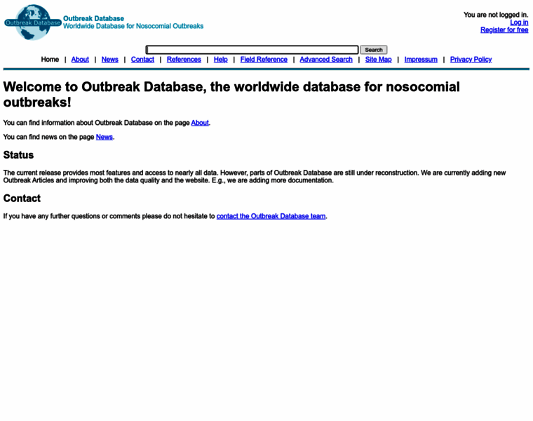 Outbreak-database.com thumbnail