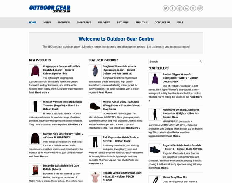 Outdoorgearcentre.co.uk thumbnail