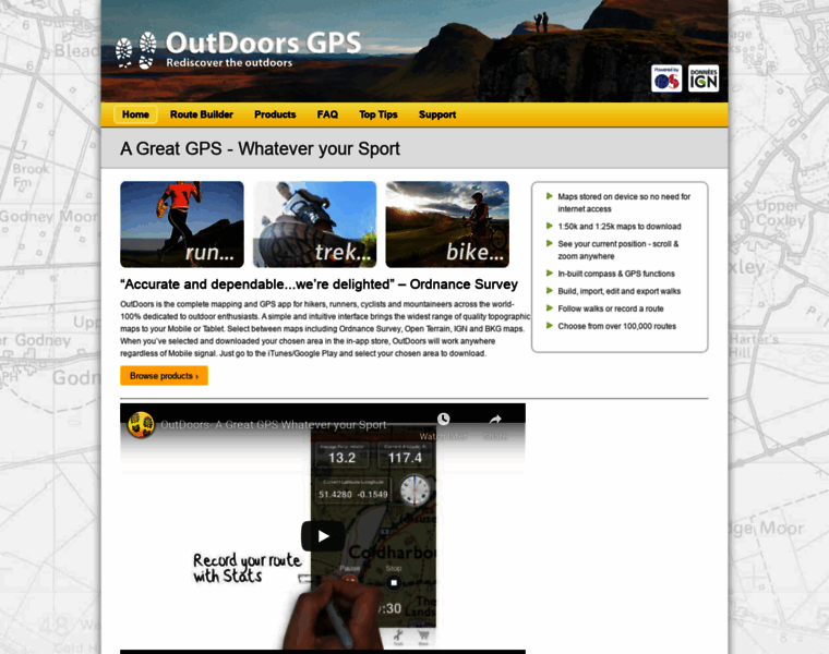 Outdoorsgps.com thumbnail
