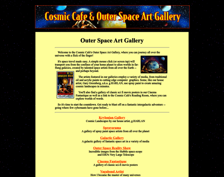 Outer-space-art-gallery.com thumbnail