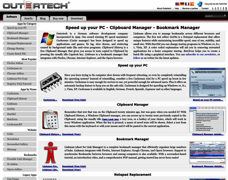 Outertech.com thumbnail