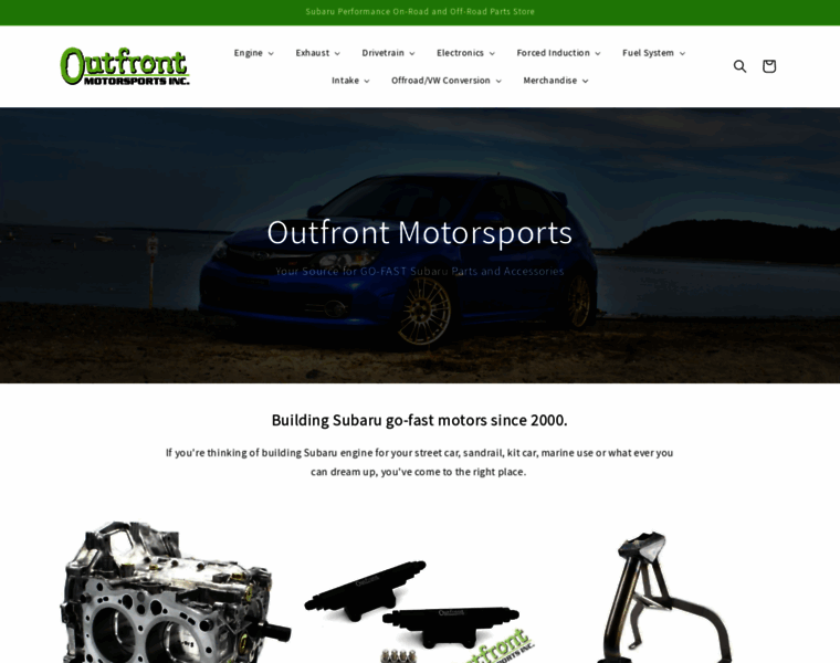 Outfrontmotorsports.com thumbnail