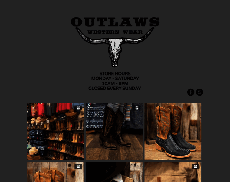 Outlawswesternwearsa.com thumbnail