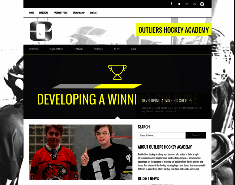 Outliershockey.com thumbnail