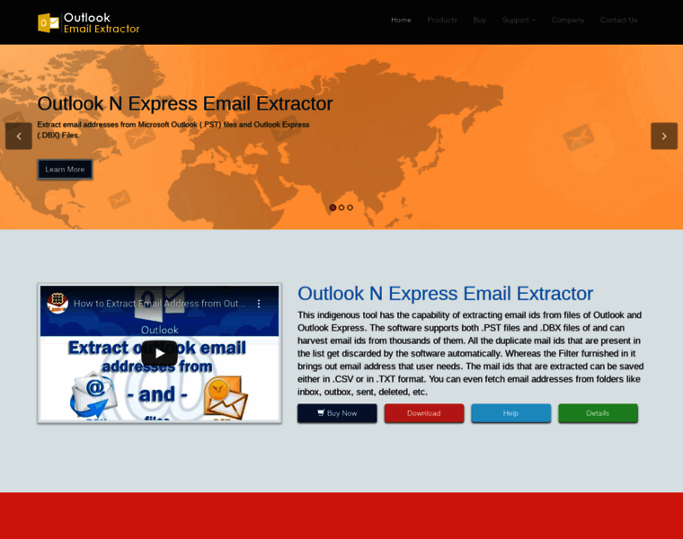 Outlook-email-extractor.com thumbnail
