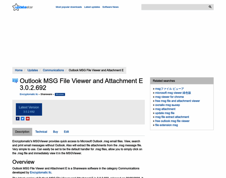 Outlook-msg-file-viewer-and-attachment-e.updatestar.com thumbnail