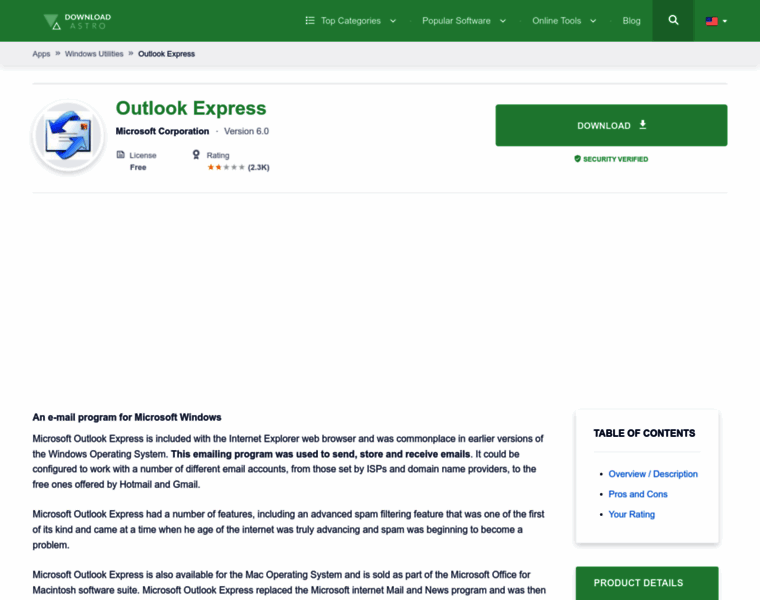 Outlook_express.en.downloadastro.com thumbnail